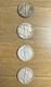 Lot Of 4 Walking Liberty Half Dollars 90% Silver Coins 1936 1941 1942 Circulat
