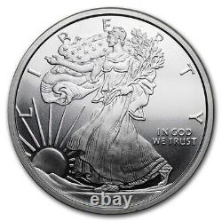 Lot of 50 0.10 (1/10) Troy Ounce. 999 Silver Walking Liberty Round