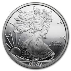 Lot of 50 0.10 (1/10) Troy Ounce. 999 Silver Walking Liberty Round Designs Vary