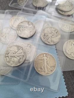 Lot of 5 Walking Liberty Half Dollar 90% Silver I HAVE 3 LOTS LEFT GET B4
