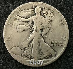 Lot of 8 Walking Liberty Half Dollars 1920-27 various mints 90% Silver