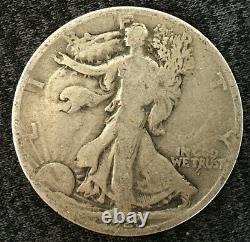 Lot of 8 Walking Liberty Half Dollars 1920-27 various mints 90% Silver