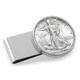 New Silver Walking Liberty Half Dollar Stainless Steel Coin Money Clip 13167