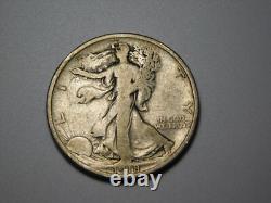 Old Us Coin 1918-s Walking Liberty Silver Half Dollar