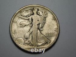 Old Us Coin 1918-s Walking Liberty Silver Half Dollar