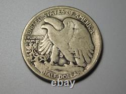 Old Us Coin 1918-s Walking Liberty Silver Half Dollar