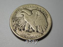 Old Us Coin 1918-s Walking Liberty Silver Half Dollar