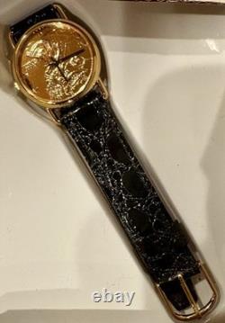 Original Walking Liberty Silver Dollar Coin Watch #0168 withOriginal Paperwork/Box