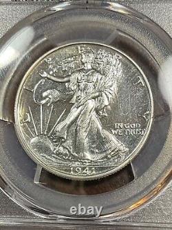 Pcgs Pr64 1941 Walking Liberty Half Dollar Super Bright Nice Mirrors