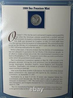 Postal Commemorative Society Silver Walking Liberty Coins / Stamps 9 Coins