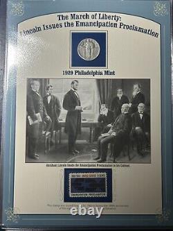 Postal Commemorative Society Silver Walking Liberty Coins / Stamps 9 Coins