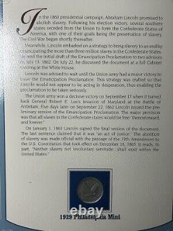 Postal Commemorative Society Silver Walking Liberty Coins / Stamps 9 Coins