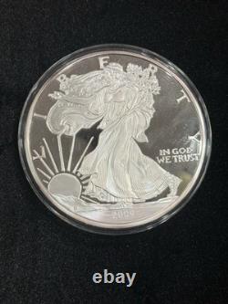 Pure Silver. 999 Bullion -Walking Liberty American Eagle 4 oz Round Coin 2009