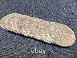 (QTY 10) 90% Walking Liberty 1916 1947 Random Years Good Condition