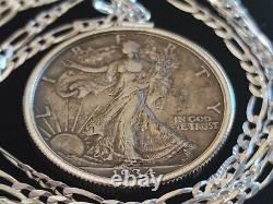 Rare 1934 San Francisco Walking Liberty Pendant on a 24 Italian Chain. W box