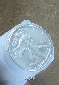 Roll (20 Coins) Walking Liberty Silver Halves Au/better