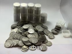 Roll of 20 90% Silver Walking Liberty Half Dollars $10 FV Pre-1965 Coins