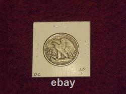 SILVER 1920-S Silver Walking Liberty half dollar in Very Fine condition