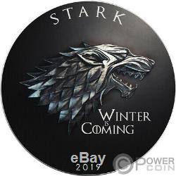 STARK Game of Thrones GOT Walking Liberty 1 Oz Silver Coin 1$ US Mint 2019
