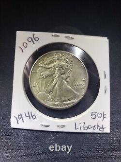 STK 1096 1946 Silver Walking Liberty Half Dollar 50C Fifty Cents MINT