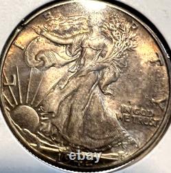 SUPER TONER GEM 1942-P Walking Liberty Half Dollar Strong MS++ Features 50C 90%