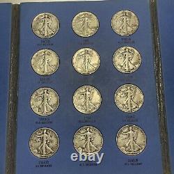 Silver Liberty Walking Half Dollar Collect (1937-1947) 30 Very Detailed Coins