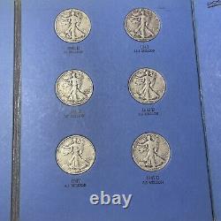 Silver Liberty Walking Half Dollar Collect (1937-1947) 30 Very Detailed Coins
