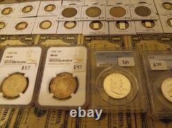 Silver U. S. Coins. Morgan, Franklin, Liberty, Barber, etc. Silver Bar, GOLD