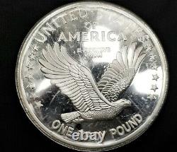Silver Walking Liberty 1916 One Troy Pound Round, 11.5oz silver FUN
