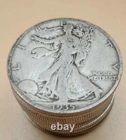 Silver Walking Liberty Half Dollar 1/2 Roll 10 Coins 90% 1916-1947 $5 Face Value