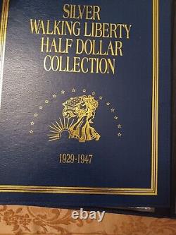 Silver Walking Liberty Half Dollar Collection 1929 1947 (circulated) 40 coins