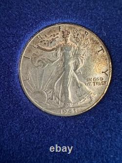 Silver Walking Liberty Half Dollar Collection 90% Silver with Certificate