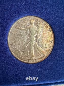 Silver Walking Liberty Half Dollar Collection 90% Silver with Certificate