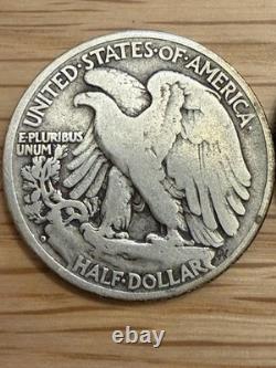 Silver Walking Liberty Half Dollar Lot Of 5 1936-s 1942-D 1943 X2 1944 Coin