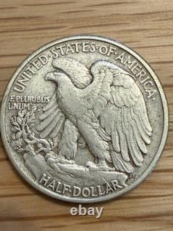 Silver Walking Liberty Half Dollar Lot Of 5 1936-s 1942-D 1943 X2 1944 Coin