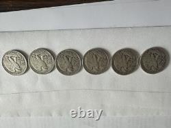 Silver half dollar walking liberty coins us