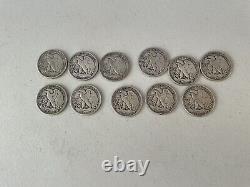 Standing Walking Liberty Half Dollar Lot