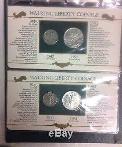 The Walking Liberty Coinage Collection 24 Coins Silver