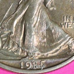 Toned High Grade 1935 S Walking Liberty Half Dollar Silver Coin Nice Colors 29