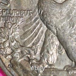 Toned High Grade 1935 S Walking Liberty Half Dollar Silver Coin Nice Colors 29