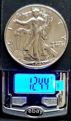 USA-1943-1/2 Dollar-Walking Liberty Half Dollar-Silver. 9-MS-50C