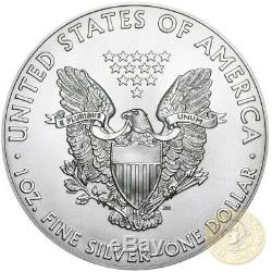 USA APOLLO-11 MOON American Silver Eagle 2019 Walking Liberty $1 Dollar Coin S