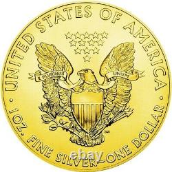 USA MONA LISA LEONARDO American Silver Eagle 2019 Walking Liberty $1 Dollar Coin