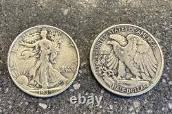 U. S. 90% Silver Walking Liberty Half Dollar Coin Ring Band NEW