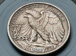 Uncirculated 1917 Walking Liberty silver Half Dollar with Holder COA & Box