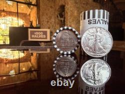 Uncirculated Silver Walking Liberty Coin & $10.00 Kennedy Half Dollar Bank Roll