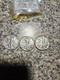 Vintage Magic Real Silver Walking Liberty Triple Fold Coins. All 3 Coins Incl