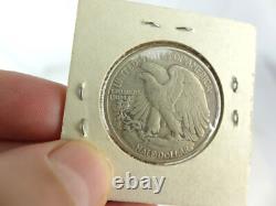 Vintage lot of US Silver Coins 1917 1916 D S Walking Liberty Half Dollar