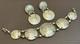 Vtg Silver Walking Liberty Mercury Dime Coin 900 Silver Bracelet Earrings Set