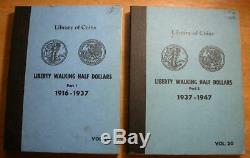 Walking Liberty 1916-1947 Complete 90% Silver Walker Set N library of Coin #R245